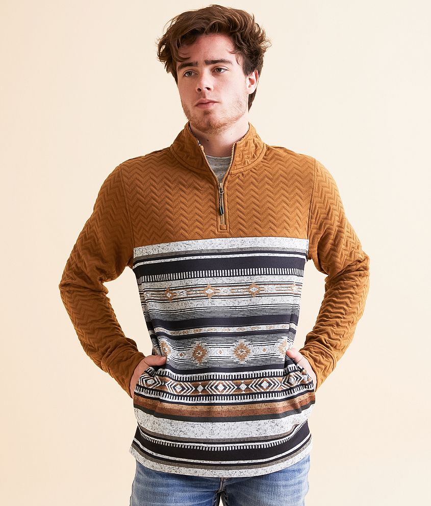 Departwest Native Stripe Pullover front view