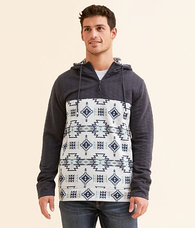 Departwest Southwestern Quarter Zip Pullover front view
