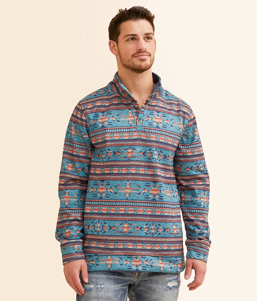 Southwestern Quarter Snap Pullover