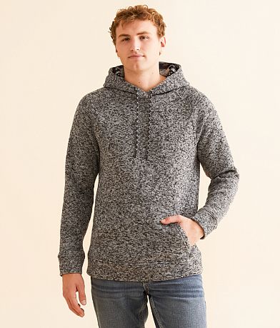 Departwest Cozy Knit Hooded Sweatshirt front view