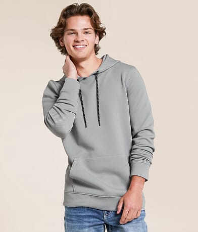 Departwest Ottoman Ribbed Hoodie front view