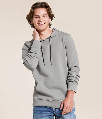 Departwest Ottoman Ribbed Hoodie front view