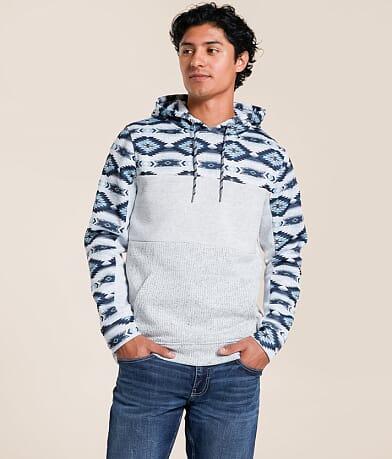 Departwest Cozy Southwestern Hooded Sweatshirt front view