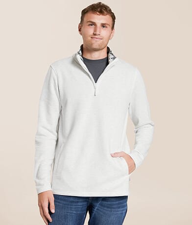 Departwest Marled Quarter Zip Pullover front view