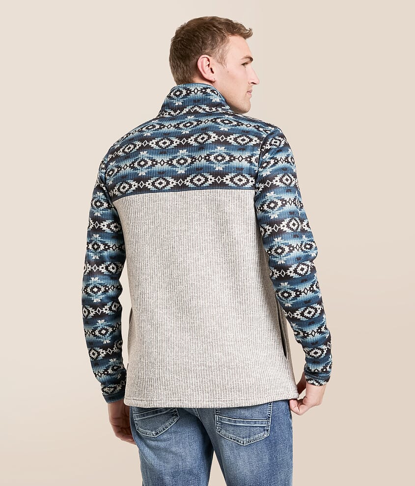 Southwestern Quarter Zip Pullover