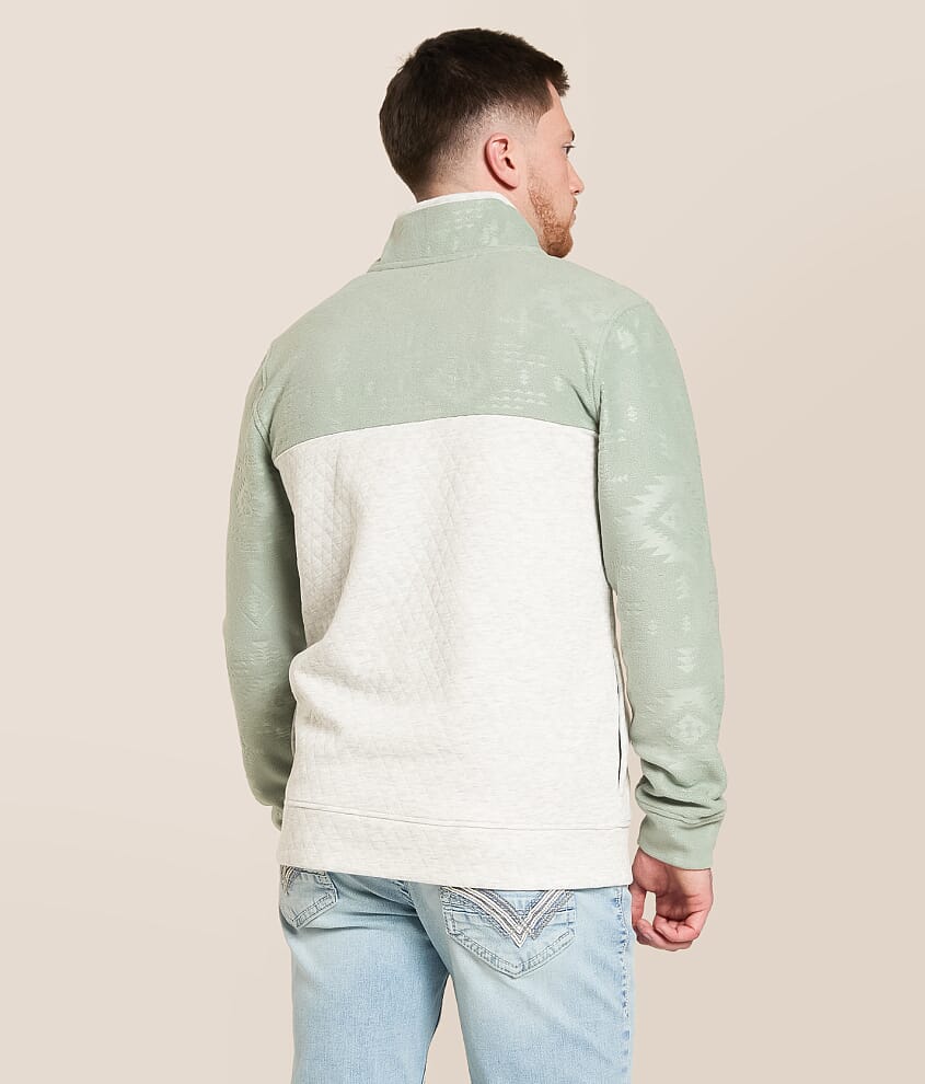 Pieced Fleece Pullover