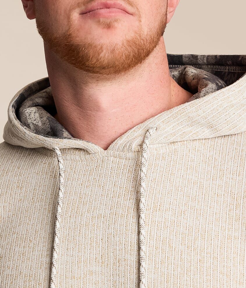 Striped Cozy Hooded Sweatshirt