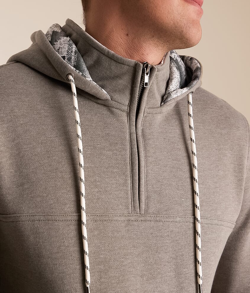 Quarter Zip Hooded Sweatshirt