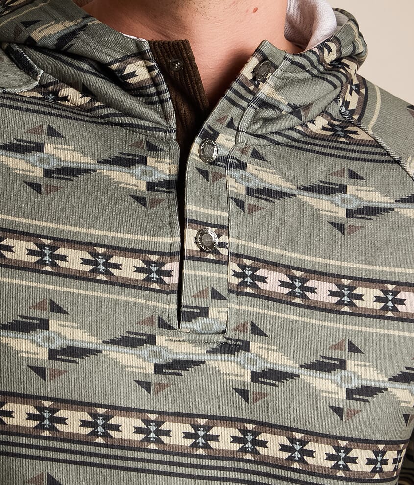 Quarter Snap Hooded Sweatshirt