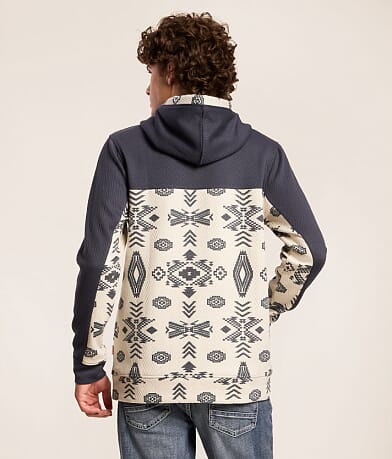Pieced Southwestern Print Hoodie thumbnail 2