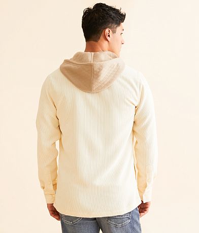 Departwest Athletic Hooded Corduroy Shirt back view