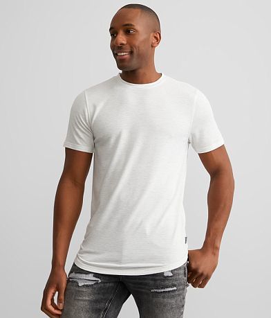 Nova Industries Textured Knit T-Shirt - Men's T-Shirts in Taupe