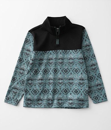 Departwest Boys - Color Block Pullover front view