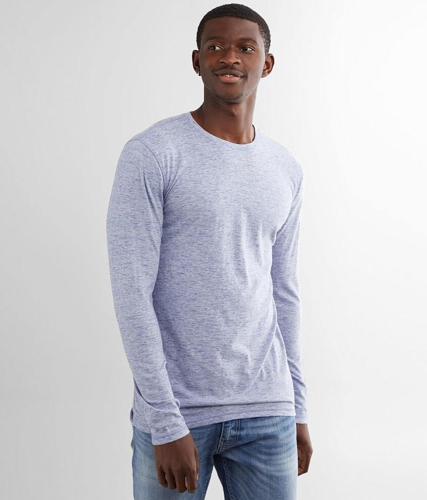 BKE Heathered T-Shirt - Men's T-Shirts in Limoges Blue | Buckle