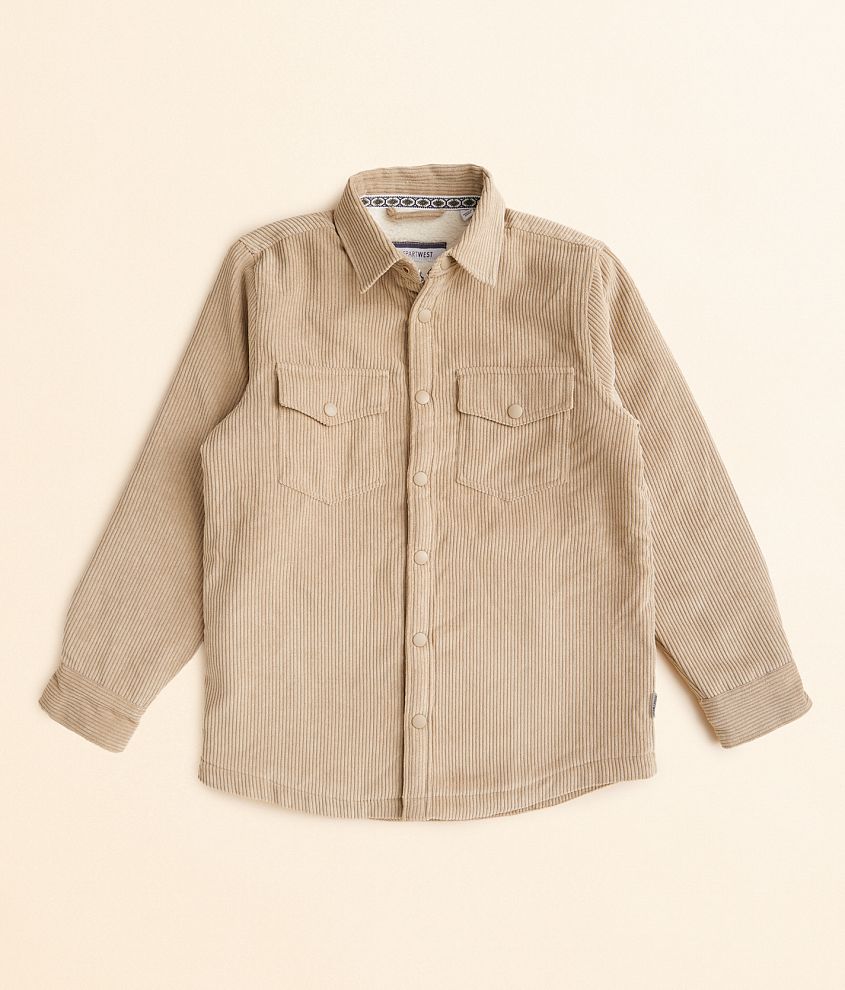 Boys - Departwest Corduroy Shacket front view