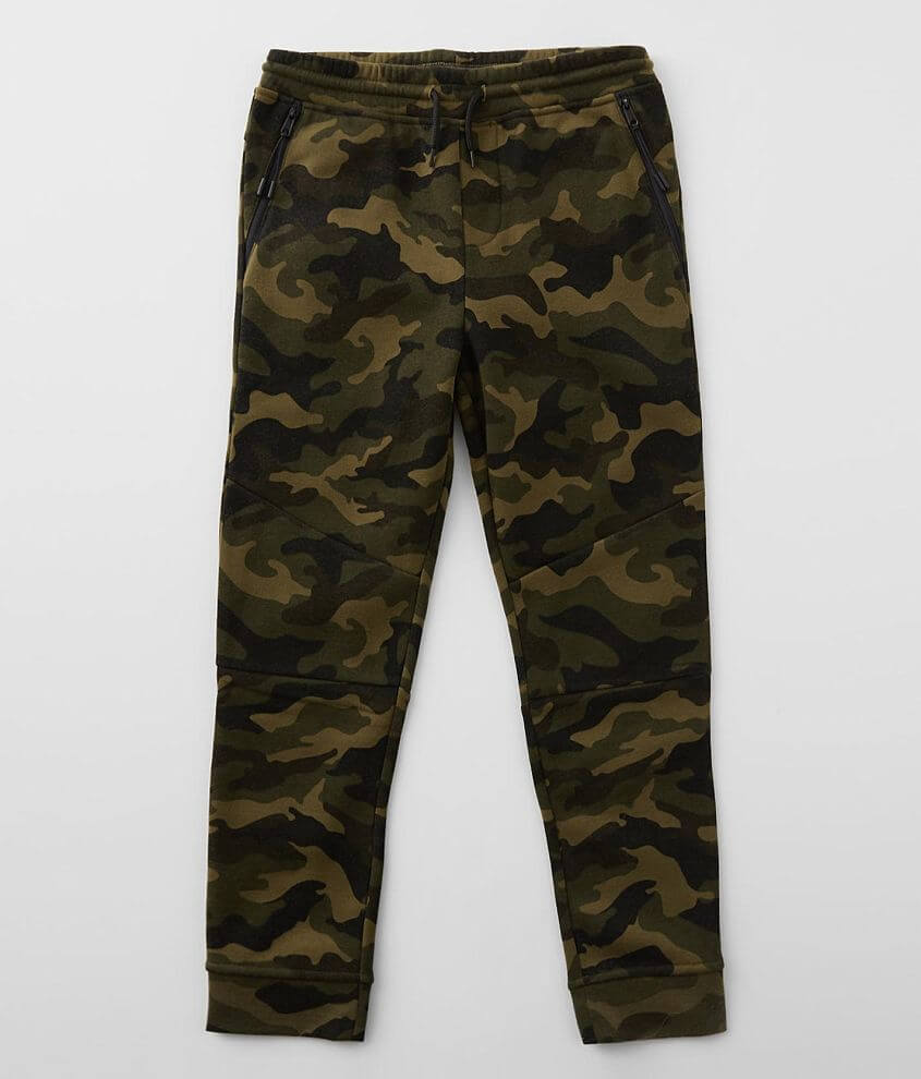 Boys - Departwest Camo Jogger Sweatpant front view