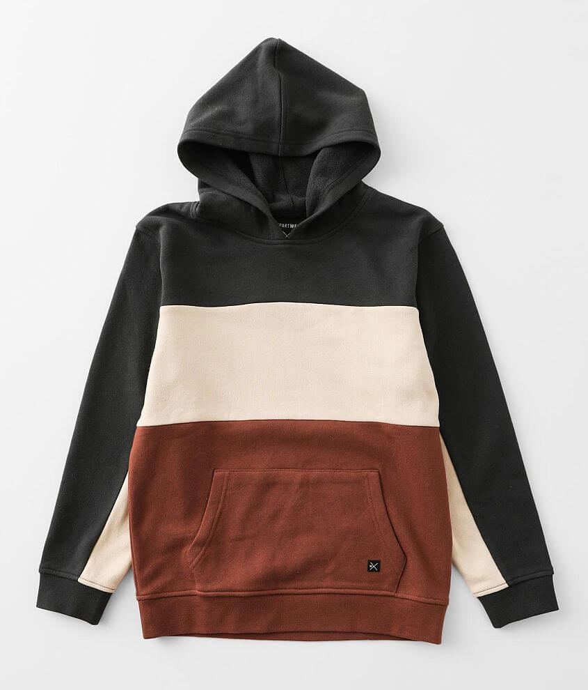 Boys - Departwest Color Block Hooded Sweatshirt front view