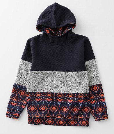 Departwest Boys - Aztec Hooded Sweatshirt front view