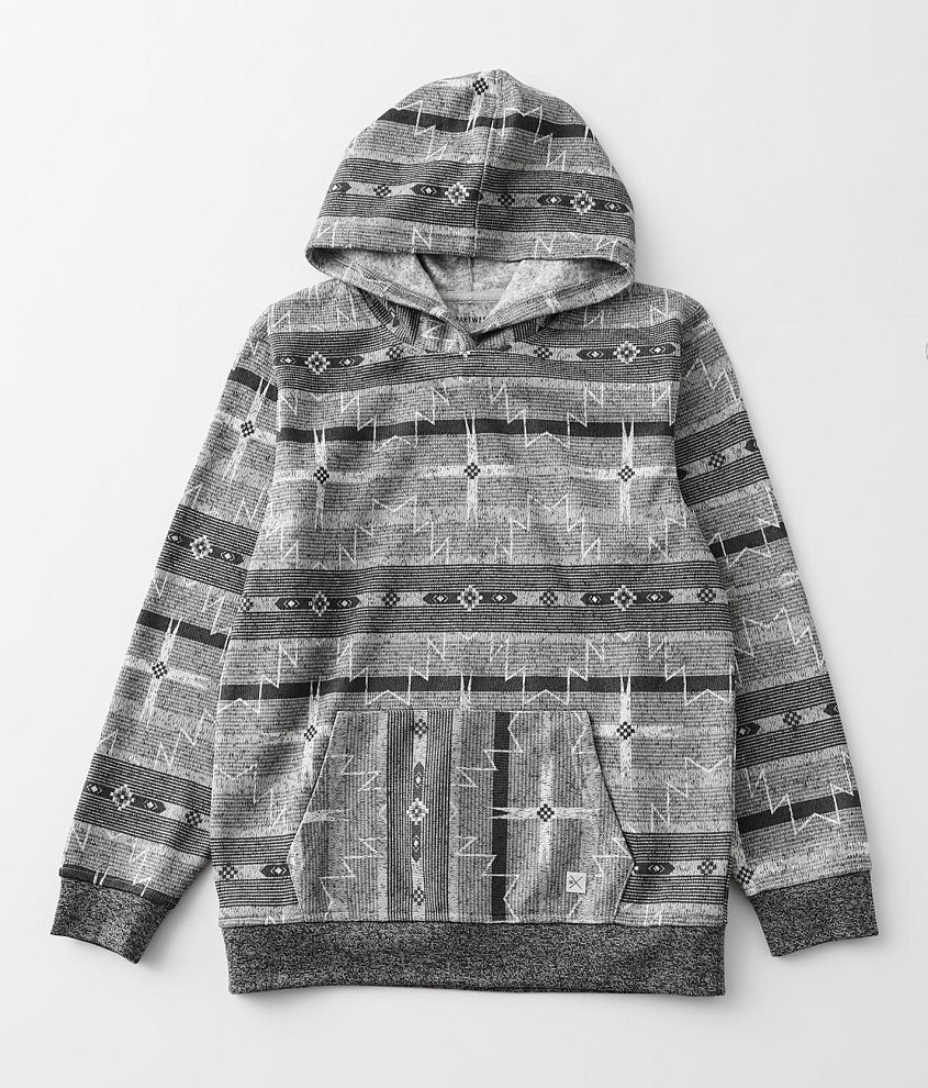 Boys - Departwest Aztec Cozy Hoodie front view