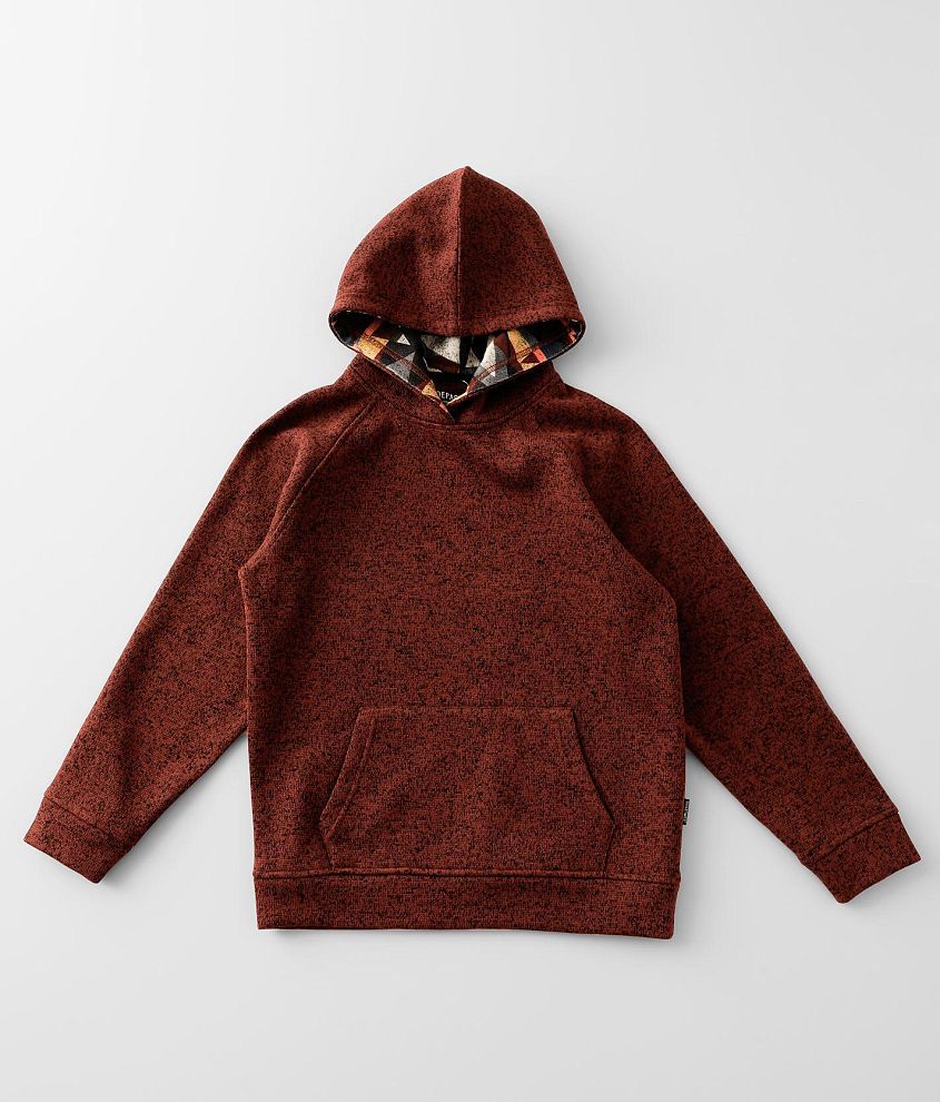 Boys - Departwest Marled Sweater Knit Hoodie front view