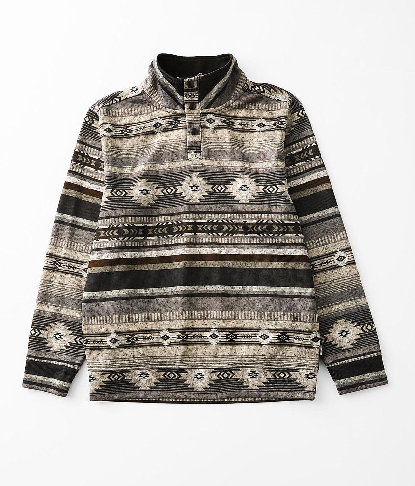 Boys - Departwest Native Stripe Pullover front view
