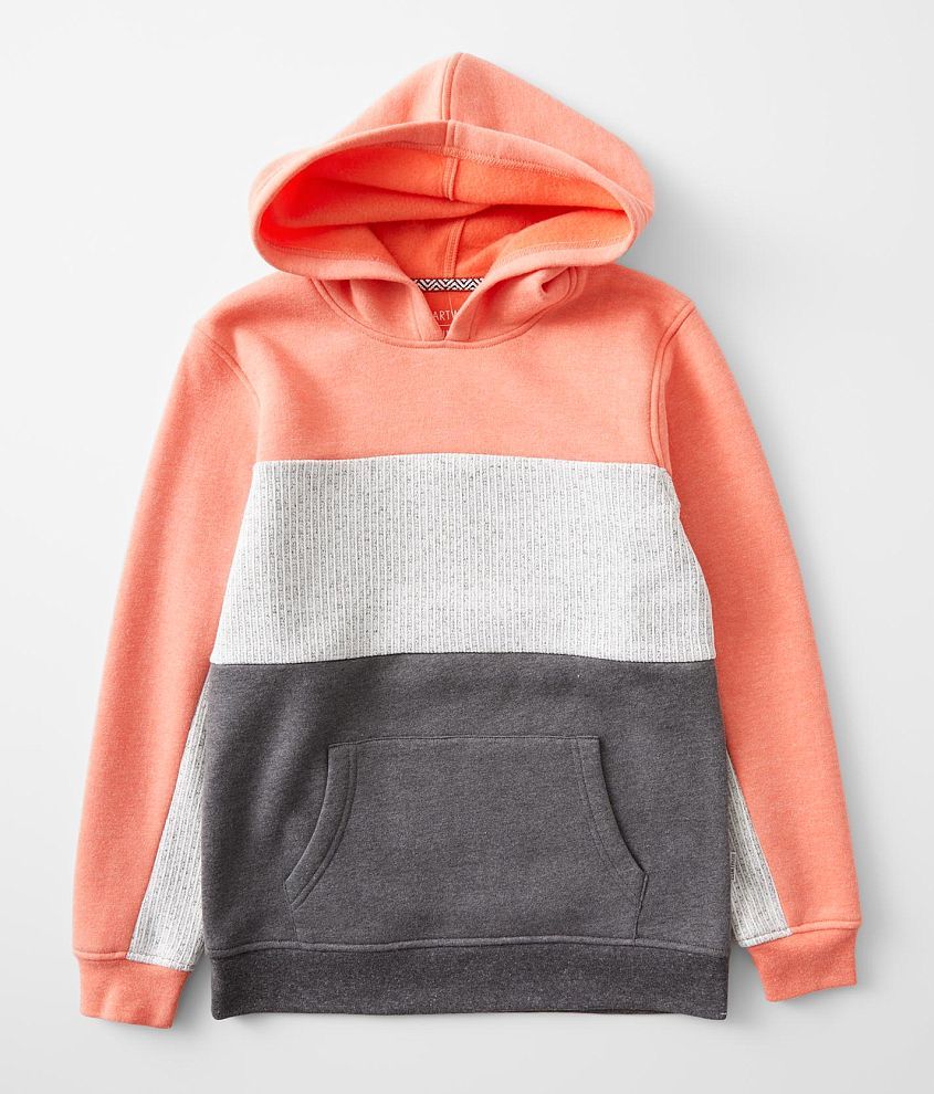 Boys - Departwest Color Block Hooded Sweatshirt - Boy's Sweatshirts in  Fusion Coral