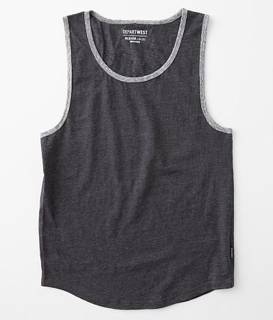 Departwest Boys - Heathered Tank Top front view
