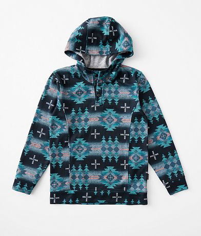 Departwest Boys - Southwestern Henley Hoodie front view