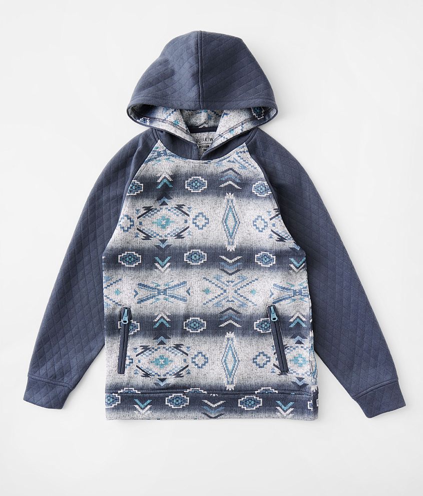 Boys - Departwest Quilted Southwestern Hoodie front view