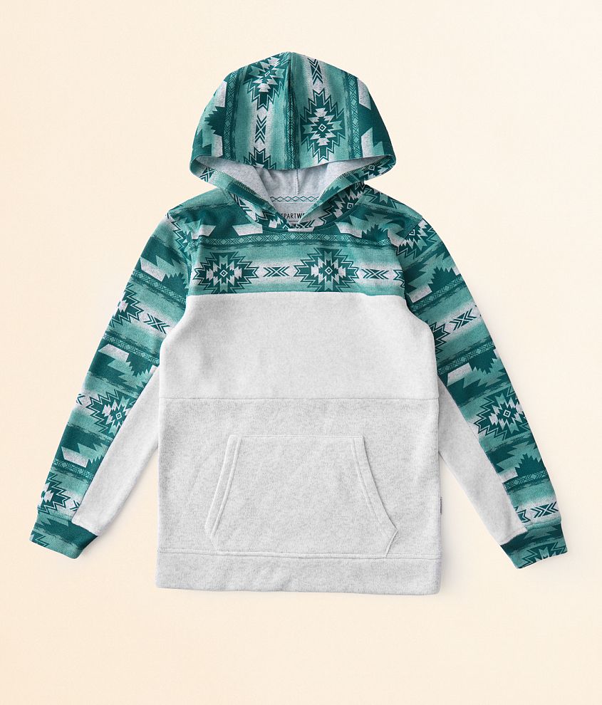 Boys - Departwest Southwestern Hooded Sweatshirt front view