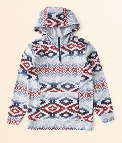 Departwest Boys - Southwestern Gradient Hooded Sweatshirt front view