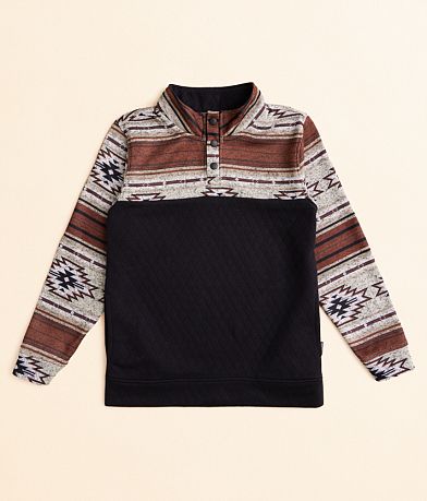 Departwest Boys - Southwestern Quarter Snap Pullover front view