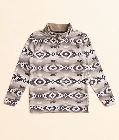 Departwest Boys - Southwestern Henley Pullover front view