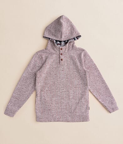 Departwest Boys - Cozy Quarter Snap Hoodie front view