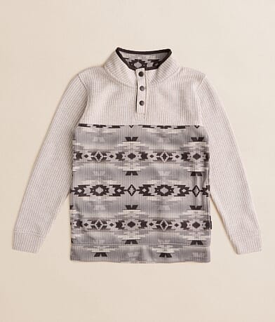 Departwest Boys - Cozy Quarter Snap Pullover front view