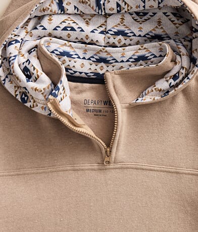 Boys - Quarter Zip Hooded Sweatshirt thumbnail 3