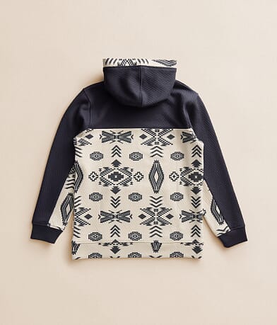 Boys - Pieced Southwestern Print Hoodie thumbnail 2