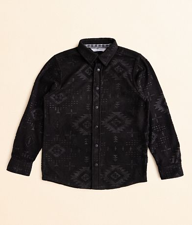 Departwest Boys - Southwestern Polar Fleece Shirt front view
