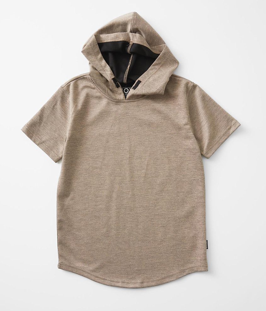 Boys - Nova Industries Tech Hooded T-Shirt front view