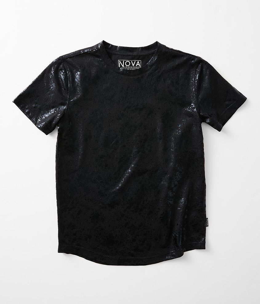 Boys - Nova Industries Foiled Splatter Paint T-Shirt front view