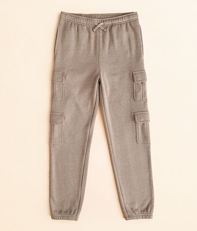 Nova Industries Boys - Heathered Cargo Jogger front view
