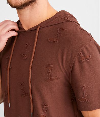 Nova Industries Long Body Hooded T-Shirt misc detail 1 view