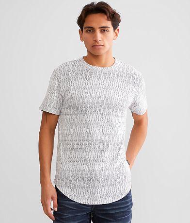 Nova Industries Textured Knit T-Shirt - Men's T-Shirts in Taupe