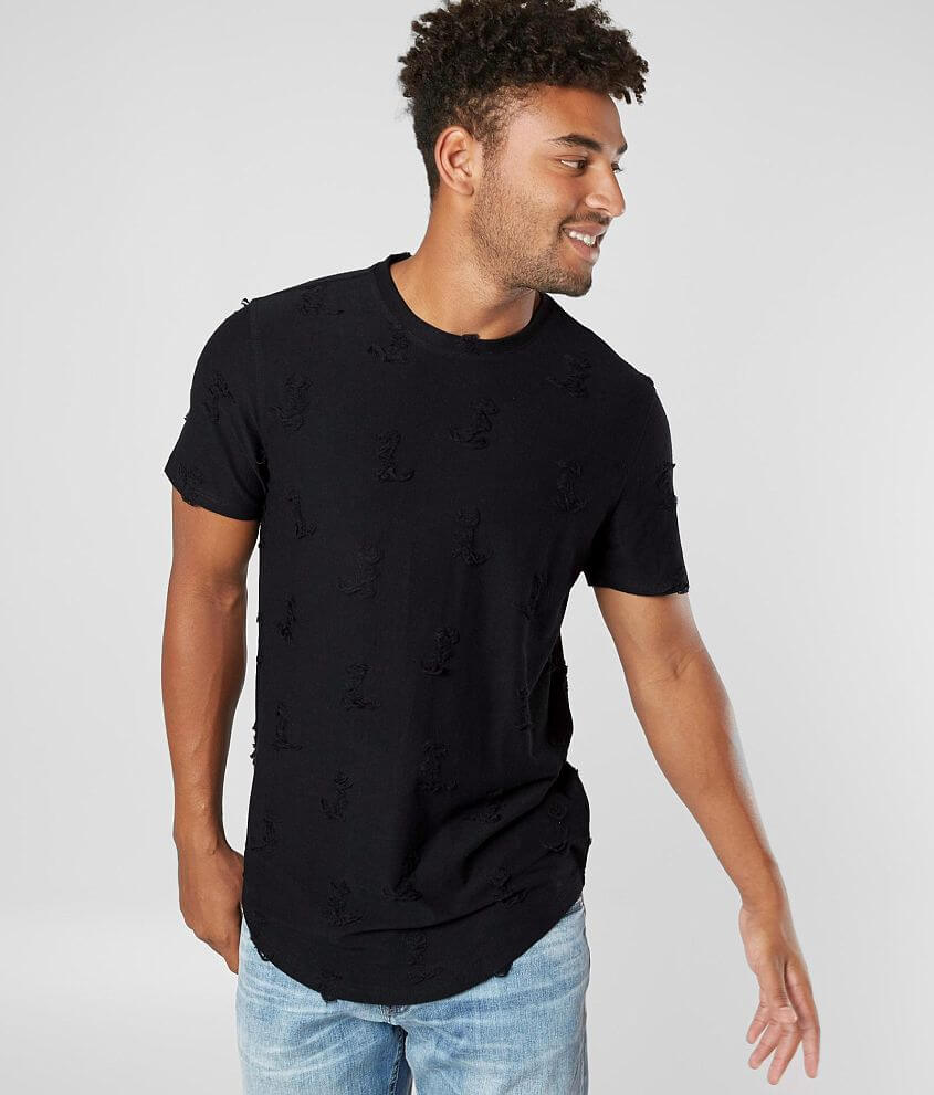 Nova Industries Destructed T-Shirt - Men's T-Shirts in Black | Buckle