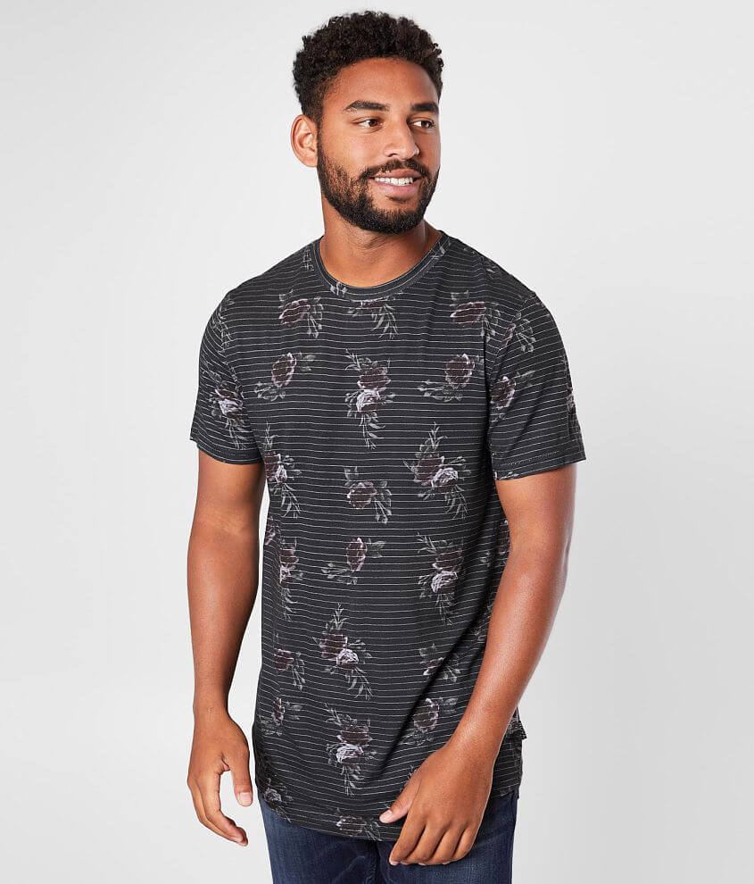 Image of Nova Industries Floral Striped T-Shirt