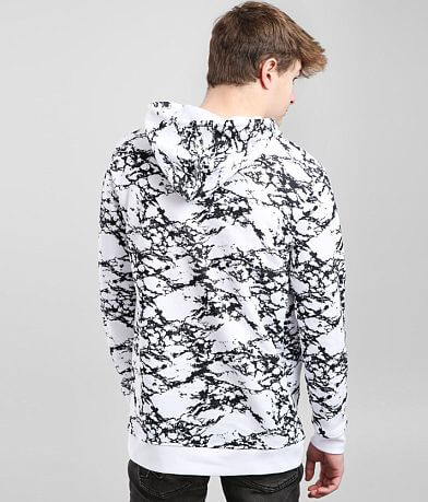 Nova Industries Marble Hooded Sweatshirt back view