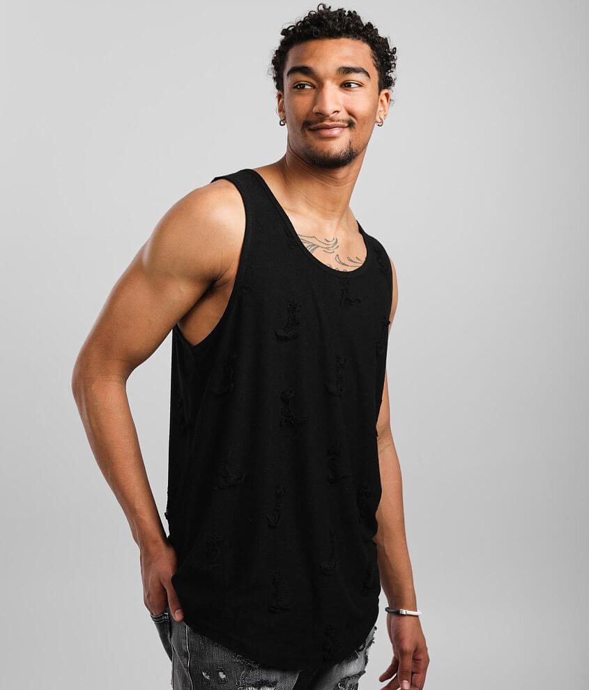 Nova Industries Striped Tank Top - Men's Tank Tops in Black