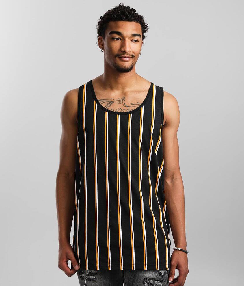 Nova Industries Striped Tank Top - Men's Tank Tops in Black