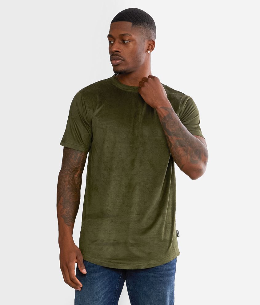 Nova Industries Faux Suede T-Shirt front view