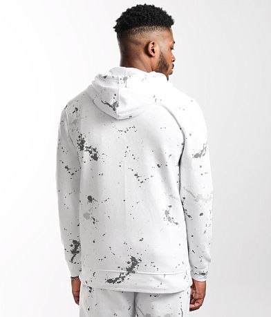 Nova Industries Paint Splatter Hooded Sweatshirt back view